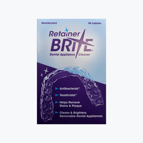 Eén doos Retainer Brite met 96 reinigingstabletten