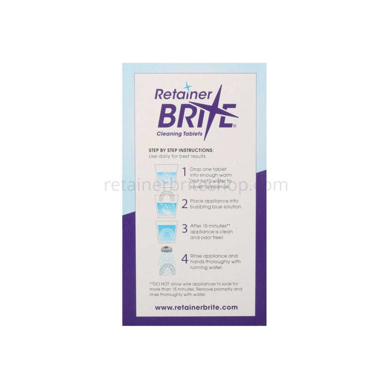 Retainer Brite Reinigingstabletten - 384 tabletten - retainerbriteshop.com